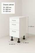 Drawer cabinet 600 mm
