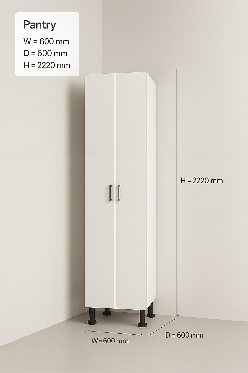 Pantry 600 mm