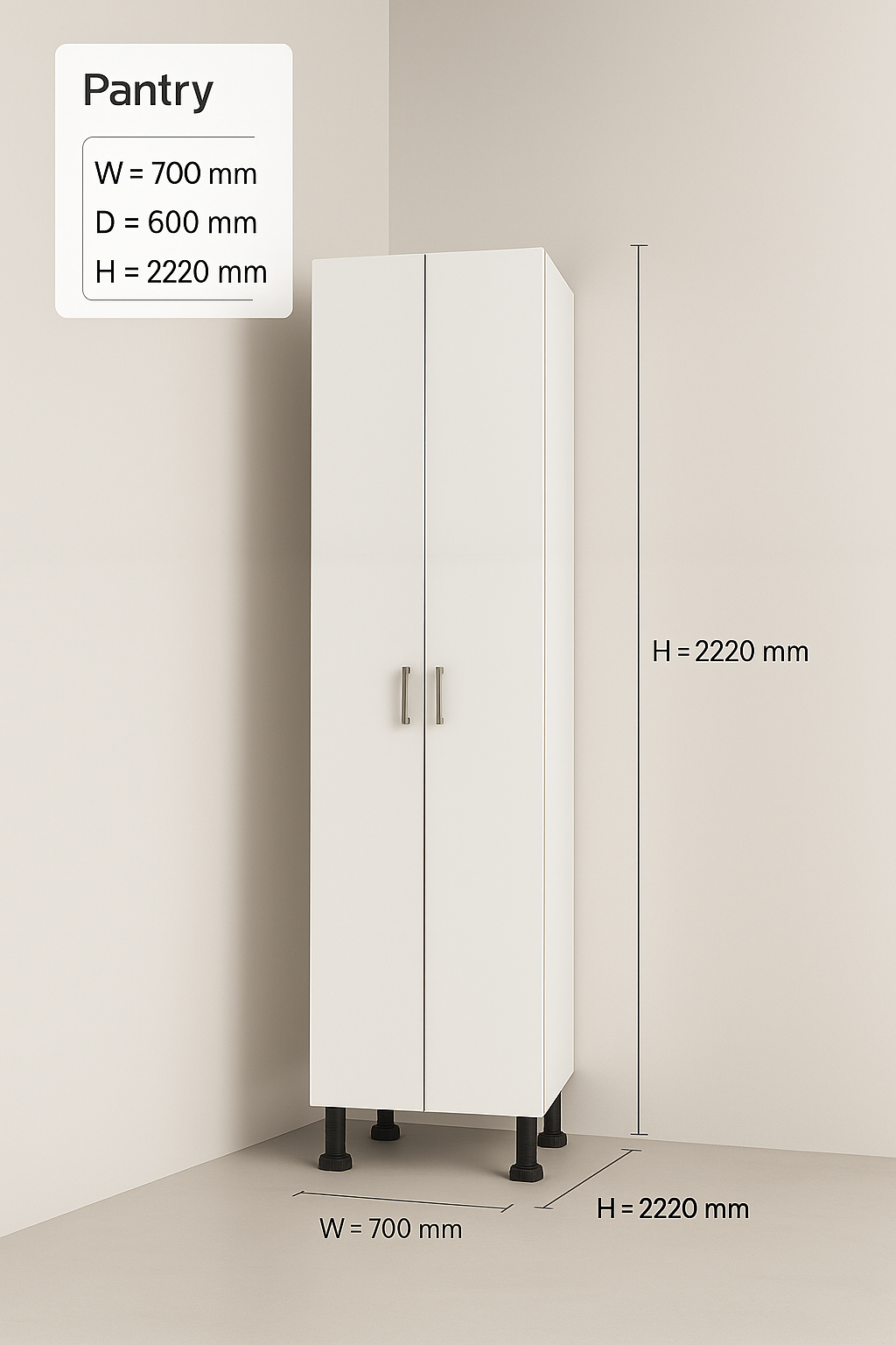 Pantry 700 mm