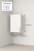Wall cabinet 500 mm